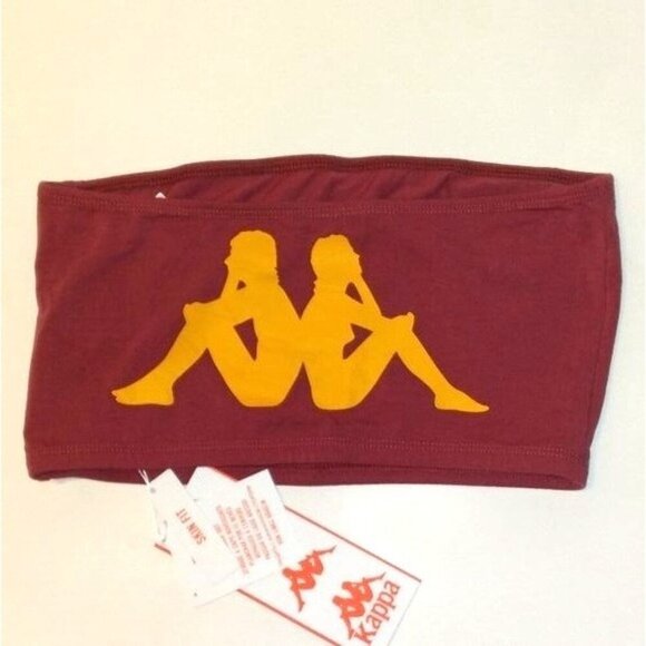 Kappa Logo Bandeau Crop Top - Picture 3 of 6